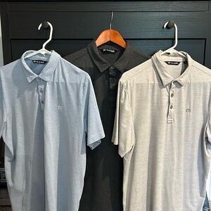 3 Travis Mathew polos size large